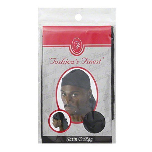 Toshicas Finest Satin Durag White, 0.3 Oz